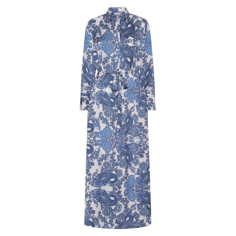 Karmamia Nakita Maxi Kjole, Paloma Paisley Maritime